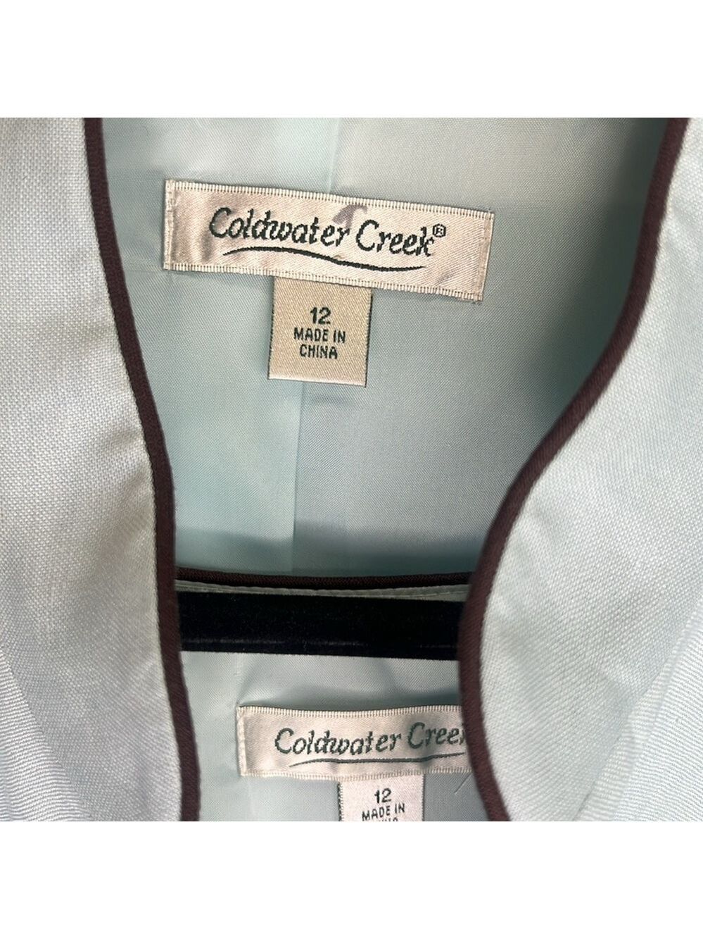 ColdWater Creek 2 Pc Tank and Jacket Size 12 - Picture 5 of 13